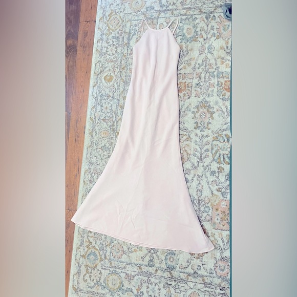 Calvin Klein Pale Pink Floor Length Dress - Picture 5 of 11